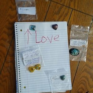 Necklaces with pendants that have Chakra crystals. These pendants are for love.